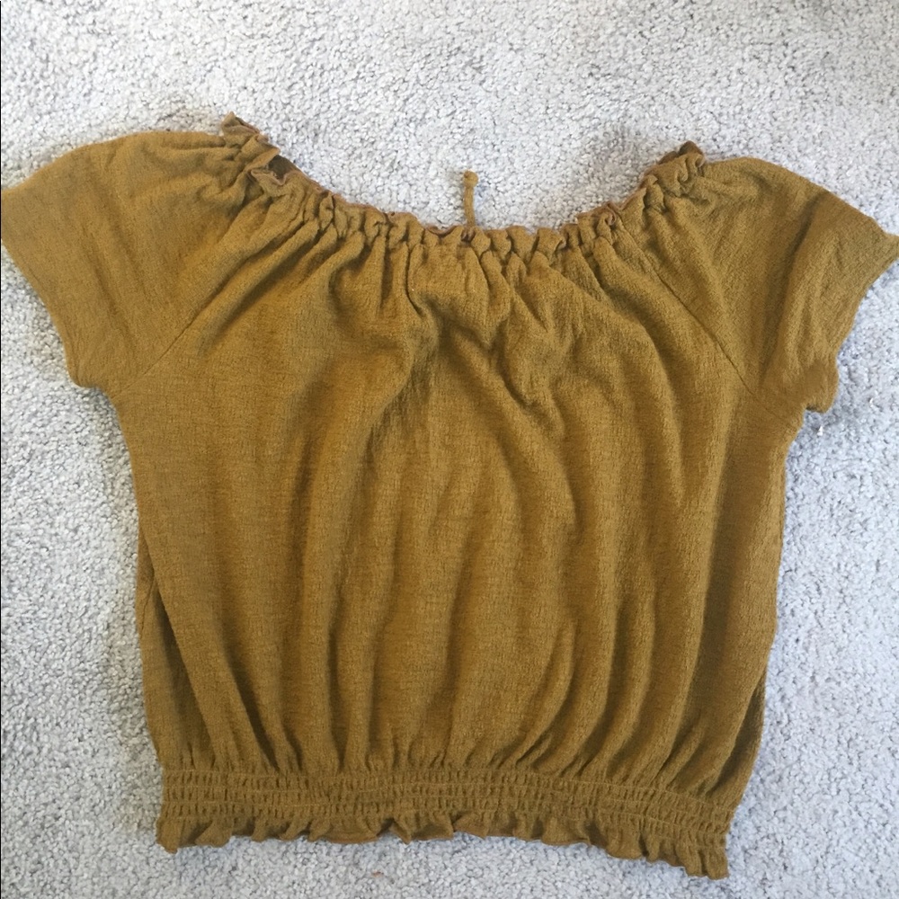 Madewell Texture & Thread Drawstring Top - Picture 2 of 3